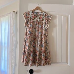 THML women’s multi color dress. Size medium